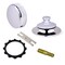 Watco Univ. NuFit Push Pull Bath Stopper, Innovator of Kit w-3/8-5/16 in. Brass P, Adapter, Chrome 948701-PP-CP - alternate 1